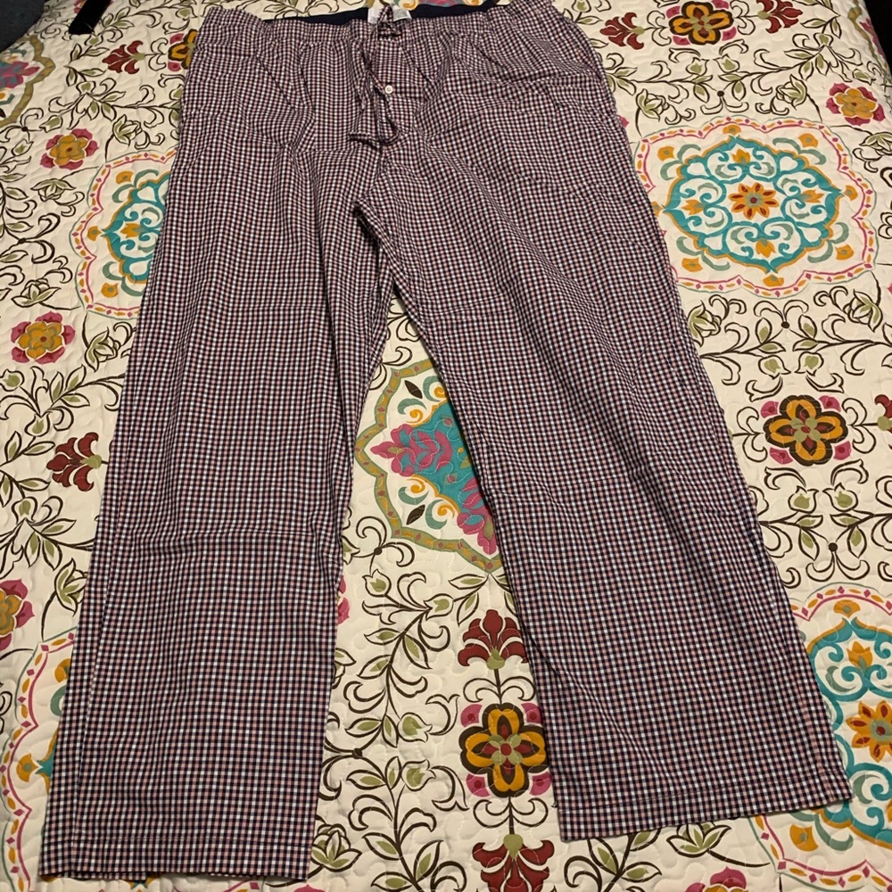 Plaid pajama pants. XXL